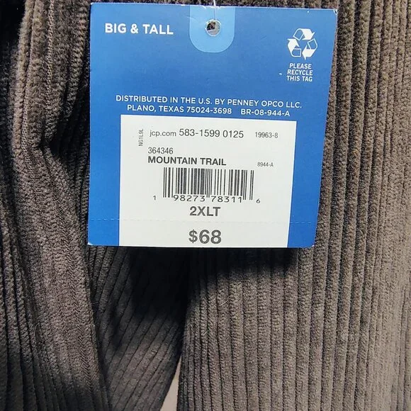 Men's Shirt Jacket 2XLT Big & Tall NWT - Picture 9 of 12